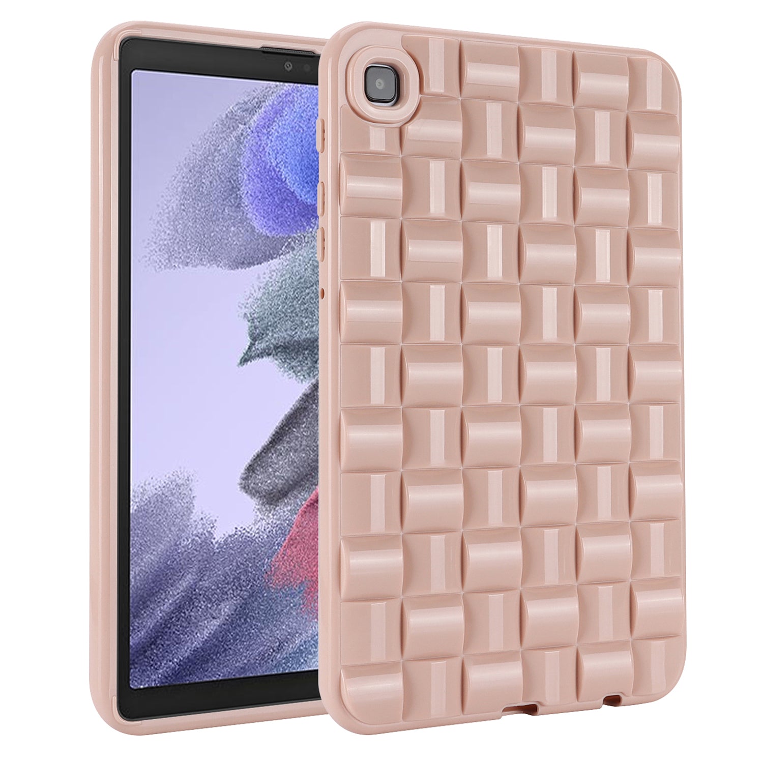 Back Cover Shell for Samsung Galaxy Tab A7 Lite 8.7-inch T225 T220 Flexible TPU Woven Texture Tablet Case Back Cover Shell for Samsung Galaxy Tab A7 Lite 8.7-inch T225 T220 Flexible TPU Woven Texture Tablet Case